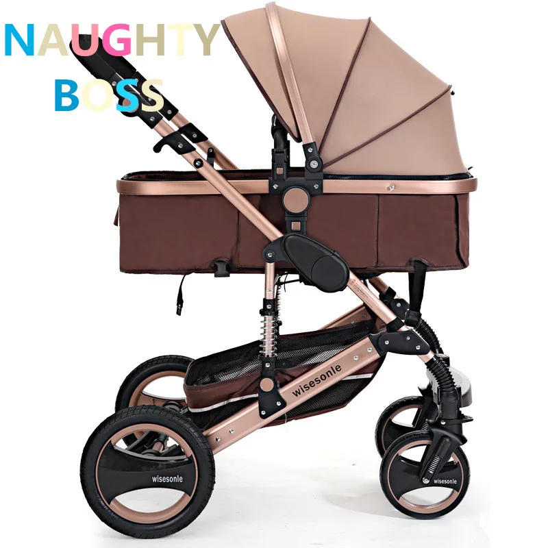 6-Colors-Lightweight-aluminum-alloy-Luxury-Baby-Stroller-High-Landscape-Sit-and-Lie-Baby-Carriage-For