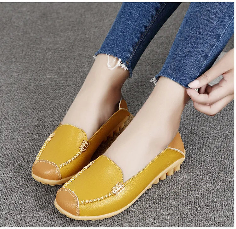 AH 3592 New Spring Autumn Genuine Women Flats Shoes - 19