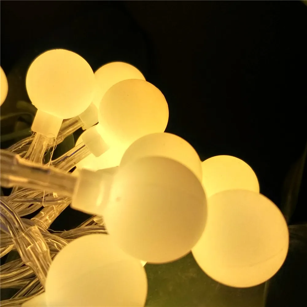 US EU Plug 110v 220v 230v 265v ball led string lights home and living room garden decoration decor. lights (25)