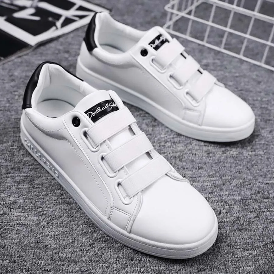 

Spring New Men'S Shoes Korean Version Of The Trend Of Versatile Men'S Sports Casual Tide Shoes Hook & Loop Running Shoes Male