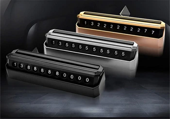 

Car Sticker Car Temporary Parking Card Drawer style Phone Number Card easy to disassemble replace