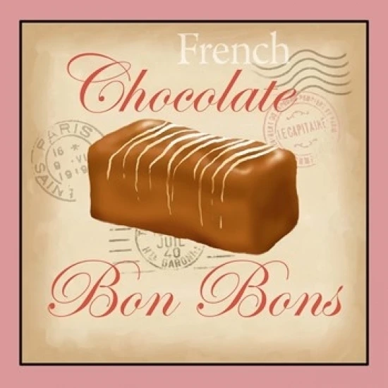 French Chocolate Bonbons Poster Print by Tom Wood (10 x 10)