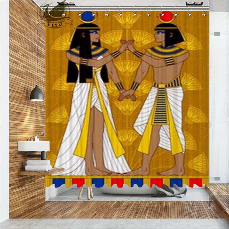 

Vixm Hawaiian Party Shower Curtains Egypt Waterproof Polyester Fabric Bathroom Curtains For Home Decor