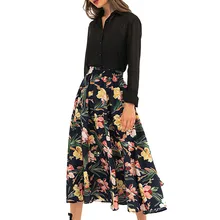 Летние модные женские богемные печатные гибкие юбки в форме А с высокой талией тренд повседневные Элегантные печати полиэстер милые A425