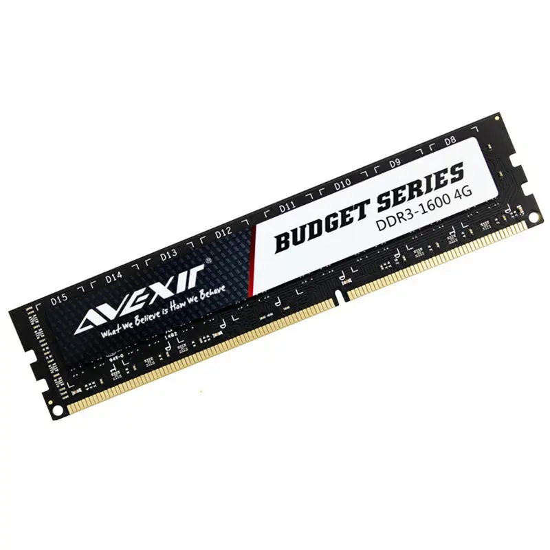 AVEXIR RAM DDR3 4 GB/DDR3 8GB Частота памяти 1600MHz 1 5 V Настольный интерфейс Тип 240pin 11 28 CL =