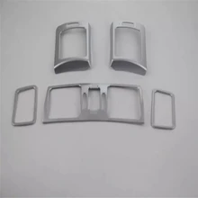 WELKINRY Авто покрытие Стайлинг для Subaru XV 2013 ABS хромированный воздушный кондиционер на выходе колпачок дефлектора воздуха отделка 5 шт