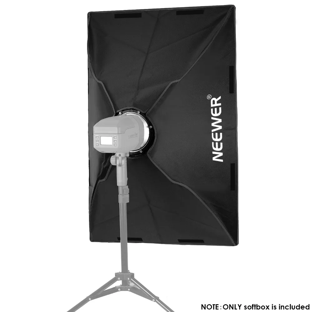Neewer портативный 24x36 дюймов/60x90 см Прямоугольный софтбокс с креплением Bowens и s