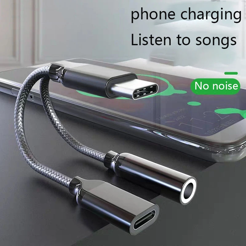 

USB C to 3.5mm jack earphone adapter Connector fast charging AUX Audio Cable for Xiaomi Mi 6 6x Huawei P20 Mate 10 Pro Type c