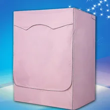 Чистый цвет защитный чехол для стиральной машины серебряное покрытие Пылезащитный Водонепроницаемый чехол бытовые товары