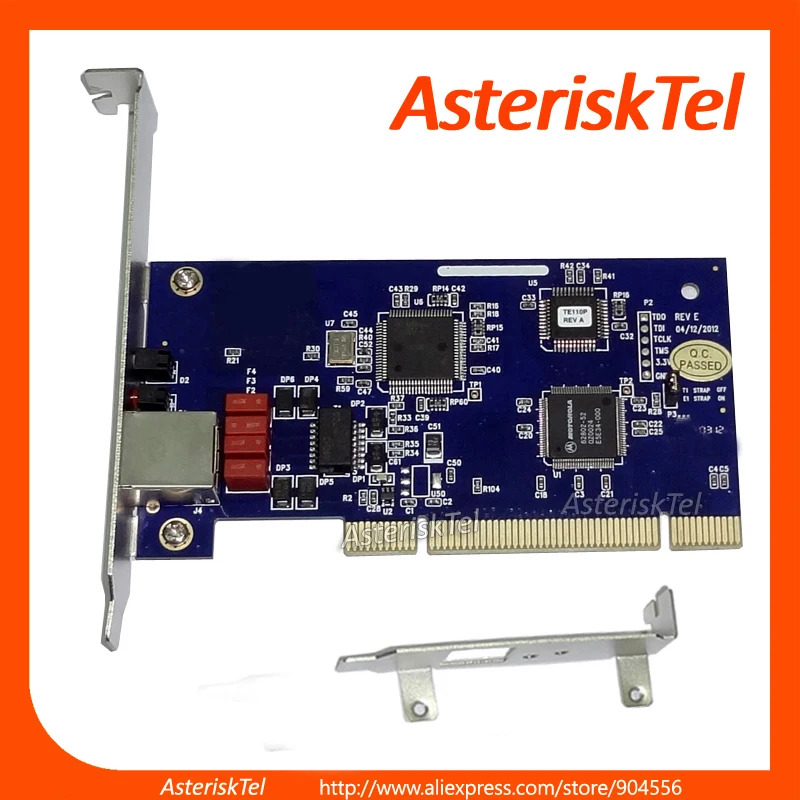 Однопортовая карта T1/карта E1 ISDN PRI Card TE110P Sup Port s Asterisk Issabel FreePbx Elastix 4 TE110 card|asterisk e1|card