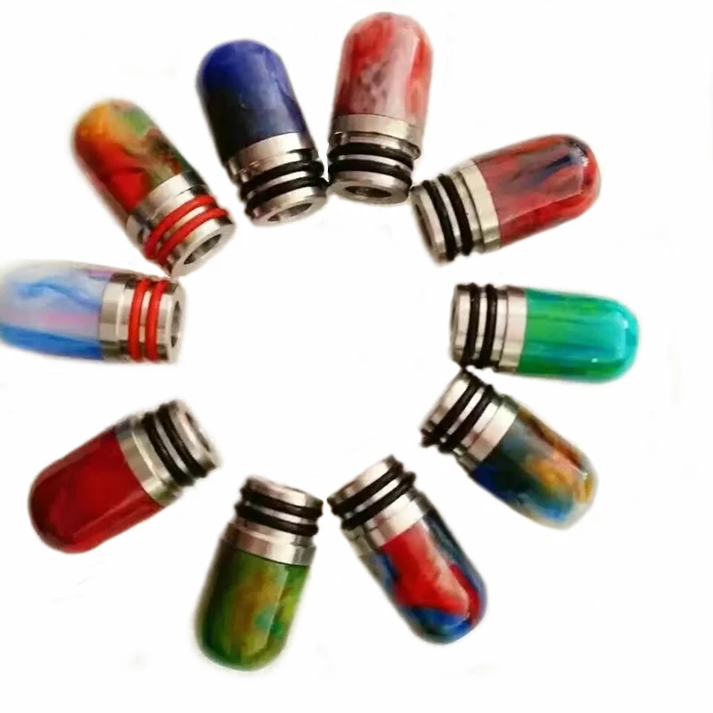 

Nigel 510 Poland Drip Tip SS Epoxy Resin Drip Tips High Quality Poland Mouthpiece For 510 RDA RBA Atomizers E Cigarette