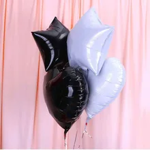5Pcs 18inch Heart Star Helium Foil Balloons Wedding Baby Birthday Party Decoration wedding decor supplies kids balloons SHINY 5Pcs 18inch Heart Star Helium Foil Balloons Wedding Baby Birthday Party Decoration wedding decor supplies kids balloons SHINY
