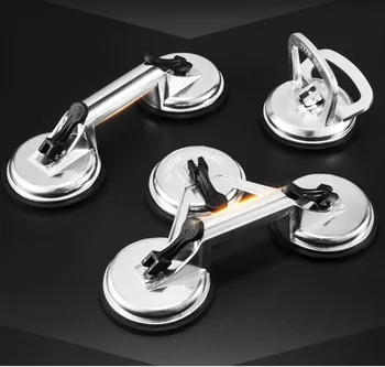 

Glass sucker powerful sucker single double triple claw vacuum stick ceramic tile floor tile aluminum alloy carrying tools