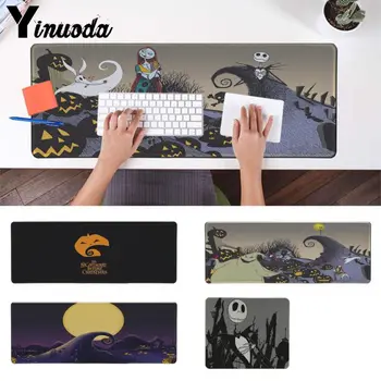 

Yinuoda Nightmare Before Halloween Christmas Gaming Player desk laptop Rubber Mouse Mat Computer Laptop Anime Mouse Mad