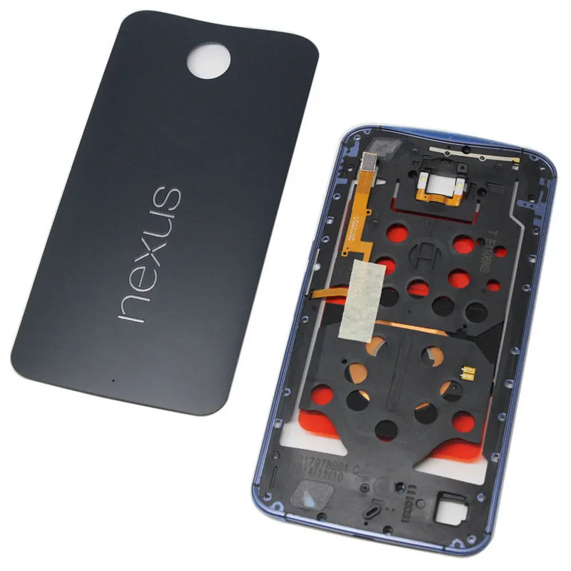 Для Motorola Google Nexus 6 XT1103 XT1100 Корпус рамка задняя крышка батарейного отсека