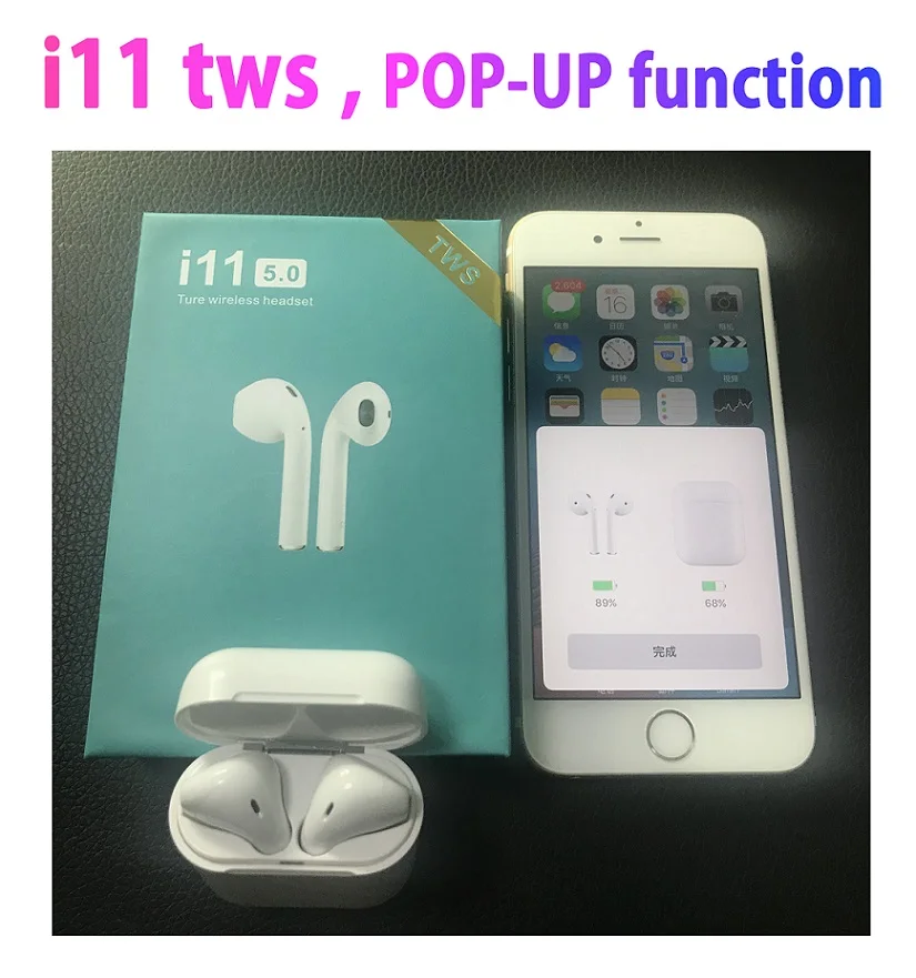 

NEW Pop up i11 TWS i9s Bluetooth Ture Wireless Earphone Bluetooth 5.0 Earbuds Touch Control sports Headset pk i20 i30 i80 i100