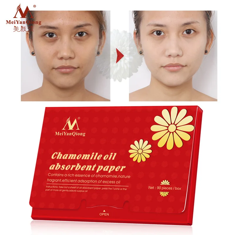 

Chamomile Oil Absorbent Paper Natural Wood Pulp Fragrant Contains a Rich Essence of Efficient Adsorption of Excess Oil