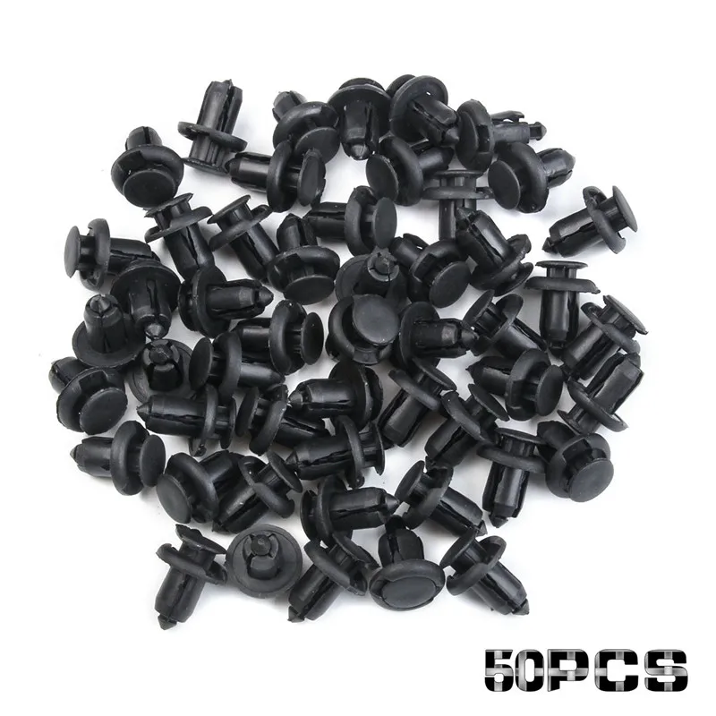 

50 PCS Using For Honda Car Plastic Push Pin Rivet Fastener Trim Moulding Clip Automotive Body Retainer Kit
