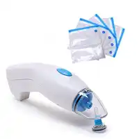 Product Including 1 Pc Handheld Foodsaver Vacuum Sealer Packaging Machine And 5 Pcs Vacuum Compressed Storage Bags For Kitchen
