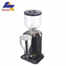 Новое прибытие 220V 600-1200r/мин из нержавеющей стали коммерческое использование плоский заусенец кофемолка для продажи