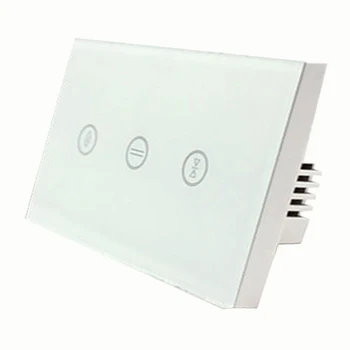 

Hot EU Wifi Smart Touch Curtain Switch Voice Control by Alexa and Google Phone Control For Electric Curtain Motor