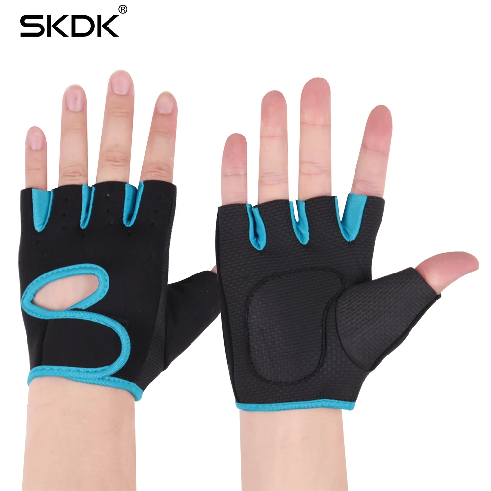 SKDK Gym Fitness Gloves Breathable Body Building Training Wrist Gloves Weight Lifting Silica Gel Anti-Skid Sports Workout Gloves SKDK Gym Fitness Gloves Breathable Body Building Training Wrist Gloves Weight Lifting Silica Gel Anti-Skid Sports Workout Gloves
