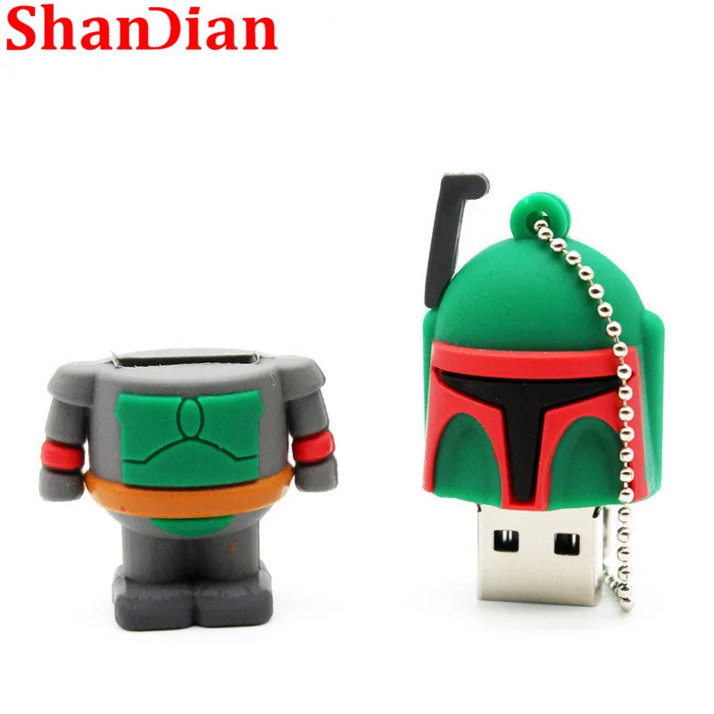 SHANDIAN usb флеш накопитель Подарки Звездные войны 4g 16g 32g 64G Темный Дарт Вейдер флешка