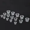 100pc S/M/L Plastic Disposable Microblading Tattoo Ink Cups Permanent Makeup Pigment Clear Holder Container Cap Tattoo Accessory ► Photo 3/6