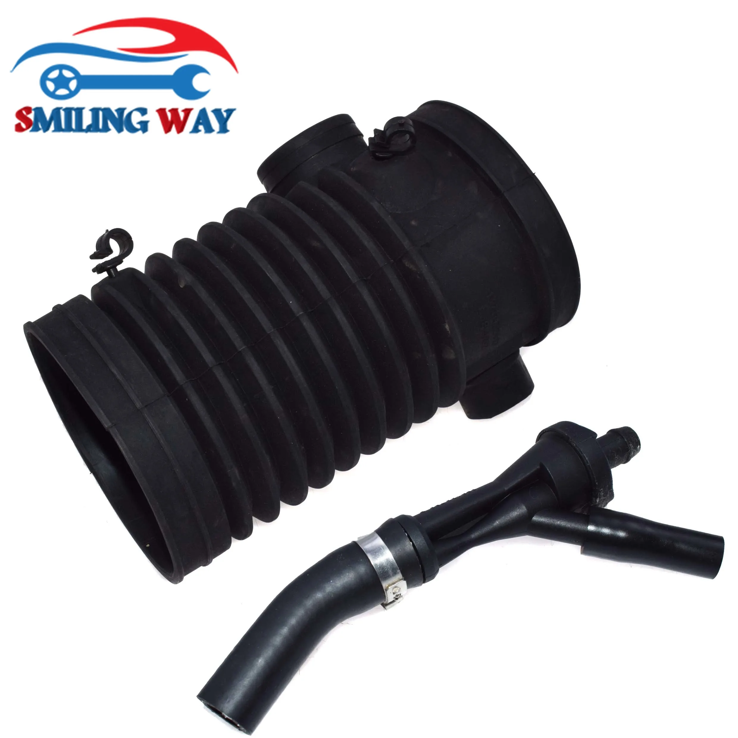 

For BMW E38 E39 540i 535i 735i 740iL 735iL 740iL Air Intake Mass Meter Boot Tube Hose Pipe & Vacuum Valve Sucking Jet Pump