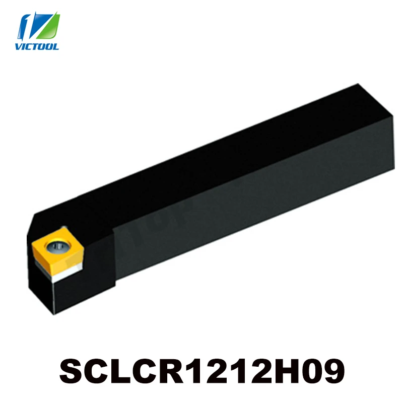 External Turning Tool Holder for CCMT09T304 CCMT3251 12mmSHK×100mm SCLCR1212H09 External Turning Tool Holder for CCMT09T304 CCMT3251 12mmSHK×100mm SCLCR1212H09