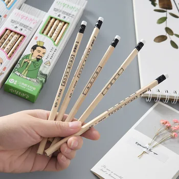 

Office new boxed pencil student HB environmental protection triangle pencil children's calligraphy painting pen writing supplies