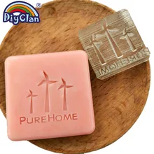 Мельница для производства натурального мыла, штамп ручной работы из смолы, прозрачные натуральные органические штампы, стеклянная чистая домашняя прижимка для мыла, акриловые Главы на заказ