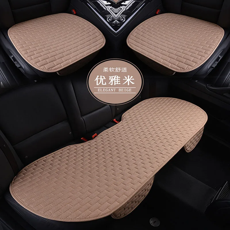 

1 set Car Seat Cushions, Car Single Car Seat Cover For All Sedan Car Styling Auto accessories Linen fabric