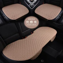 1 Unidades Cojines Del Asiento de Coche, Solo coche Cubierta de Asiento de Coche Para Todos Los Coches Sedán accesorios de Automóviles de Estilo tela De Lino