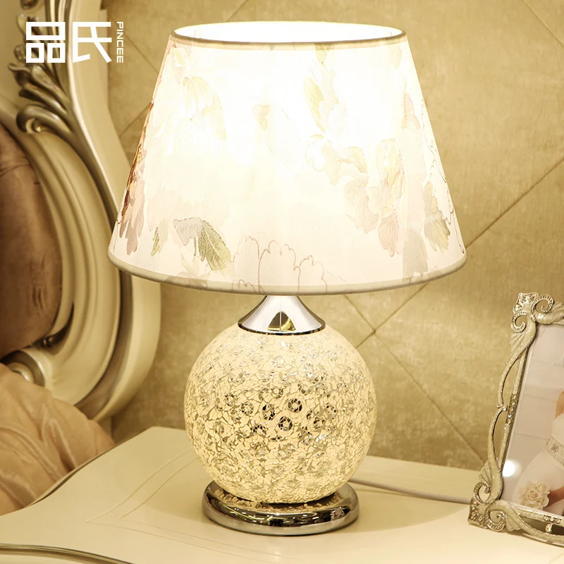 

Northern European Crystal Table Lamp Bedroom Bedside Table Lamp Warm Home Simple Modern Romantic Decoration Table Lamps