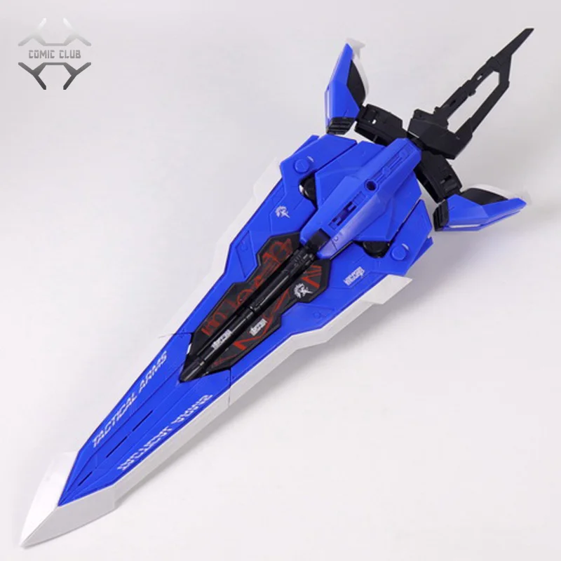 COMIC CLUB M3 model / PG 1: 60 BLUE Heresy Gundam special/большой рюкзак с мечом/Подарочная водяная