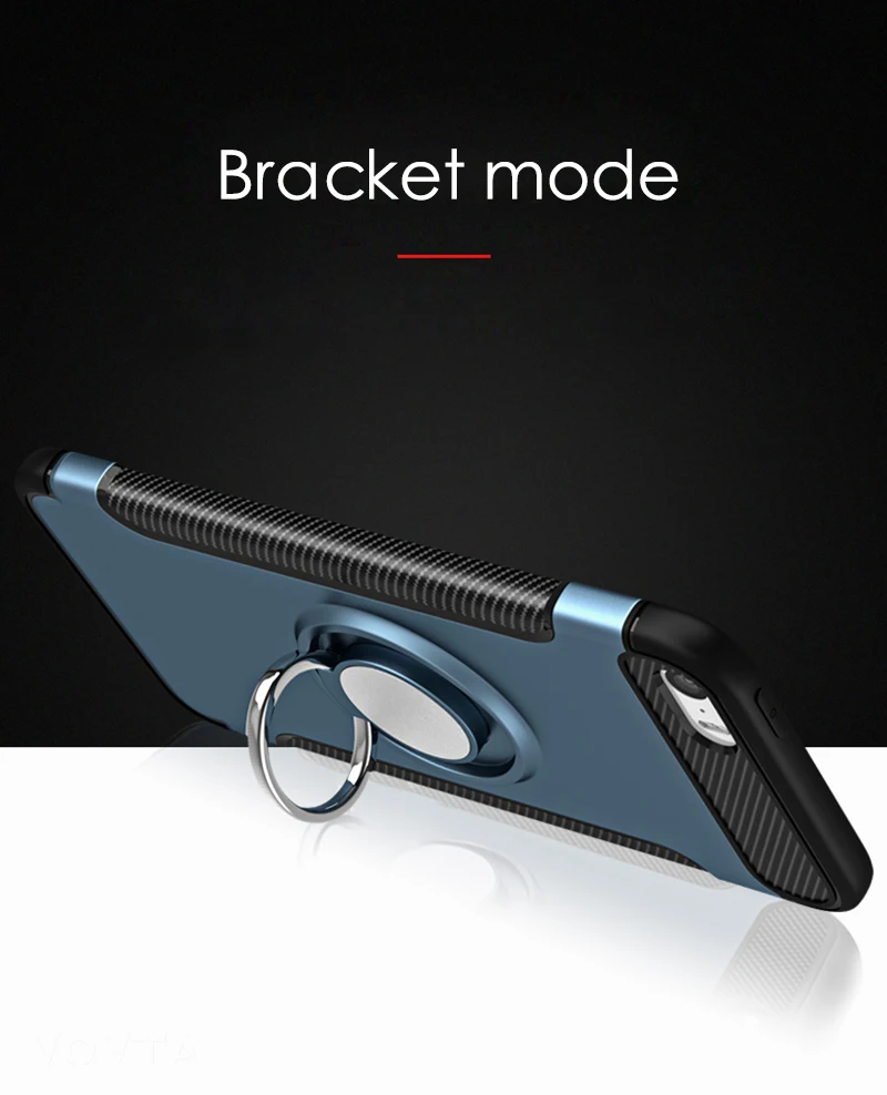 VOVTA Luxury Anti-knock case for iPhone 5 5s SE  Metal Ring Bracket case Shockproof Rugged Armor Phone Cover for iPhone5 5S SE13