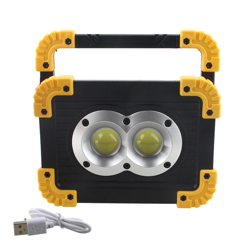 

4 mode emergency Rechargeable 20W COB Work Light Super Bright Floodlight Outdoor Camping