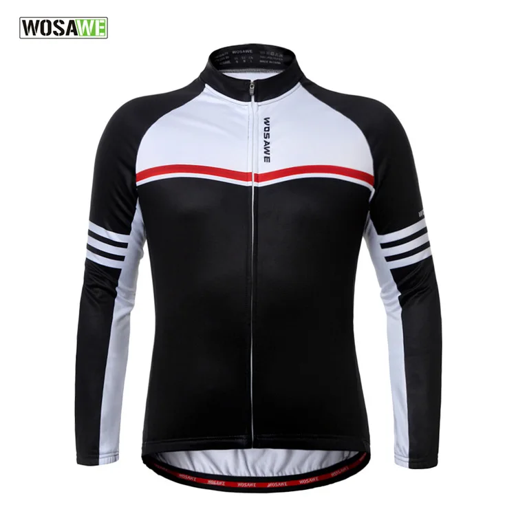 

WOSAWE Men Women Winter Cycling Jacket Outdoor Sports Clothing MTB Bike Bicycle Running Thermal Fleece Jersey Coat Bike Clothes