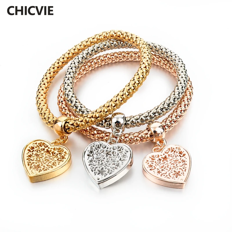 

Summer 2015 New Design Gold Silver Bracelets & Bangles Fashion Heart Crystal Bracelets For Women Elastic Charm Jewelry SBR150160