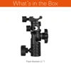 Universal Metal Mount Flash Hot Shoe Umbrella Holder Mount Bracket for Soft Umbrella Reflective umbrella ► Photo 2/6