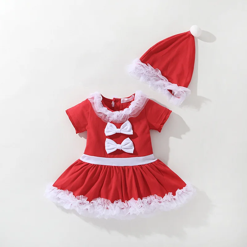 Baby Girls Christmas Dress New Year Girl Santa Dress Snowman Holiday