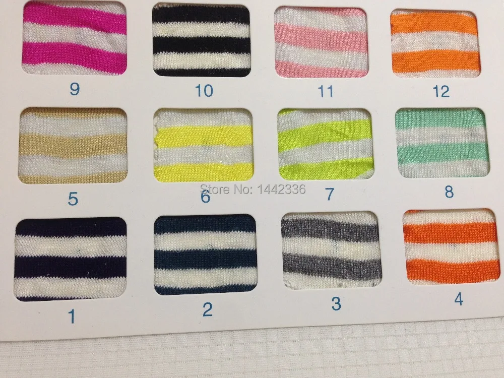 Wholesale Factory direct sales Jersey Linen 1*1 Stripe Knitted Fabric