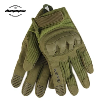 

Demeysis Tactical Gloves Full Finger Army Military Gloves Anti-slip Mittens Safety Sports Glove Hiking Hunting Climbing Gloves