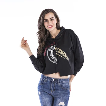 

Autumn Spring Tops Outfit Woman Casual Irregular Print Short Sleeve Hoodies Sweatshirts Hoody Whiskey Harajuku Riverdale Lil