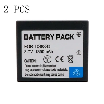 

WHCYonline 2Pieces 1200mAh DS-8330 DS 8330 DS8330 Camera Battery For PREMIER DS8330 DS8340 DS8350 SL8 DS8650 DS-888 DS-A350 SL83