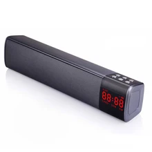 10 Вт HIFI портативный светодиодный беспроводной Bluetooth динамик стерео HIFI громкий динамик Саундбар TF FM Bluetooth Колонка для ПК ТВ телефона динамик