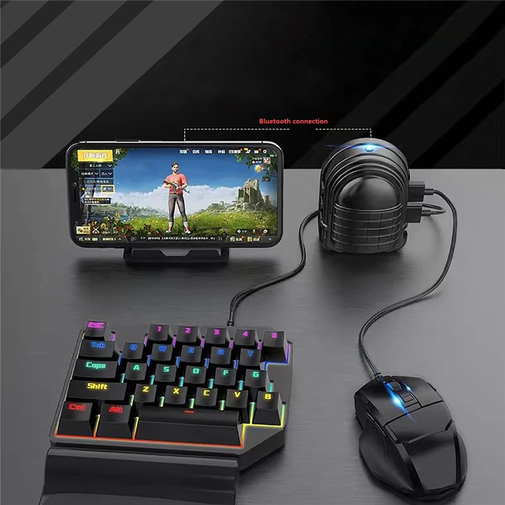 Контроллер для мобильного геймпада конвертер игровой клавиатуры и мыши PUBG