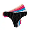 5 unids/set Sexy Tanga para mujeres niñas algodón g-strings señoras pantis Lip Print Kawaii Cute Dot ropa interior venta al por mayor envío gratis ► Foto 1/5