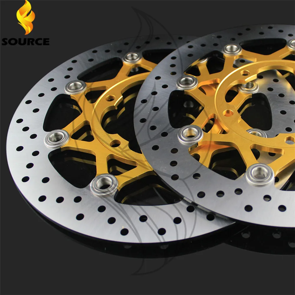 motorcycle Aluminum alloy  & Stainless steel Front Brake Disc Rotor For Suzuki GSXR1000 2005 2006 2007 2008